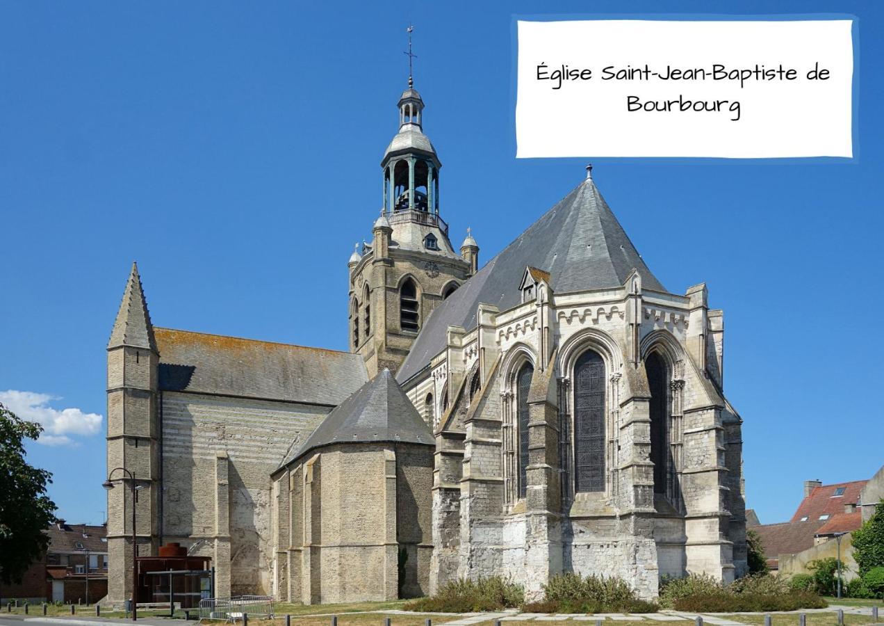 Studio Spacieux Et Elegant Au Coeur De Bourbourg - Gare A Proximite Exterior foto